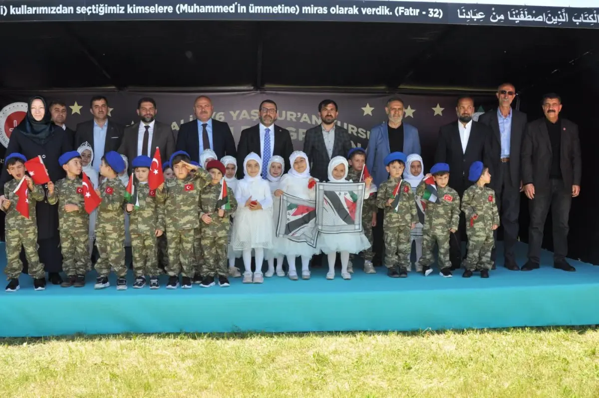 Hz. Ali 4-6 Yaş Kur’an Kursu’nda kapanış programı