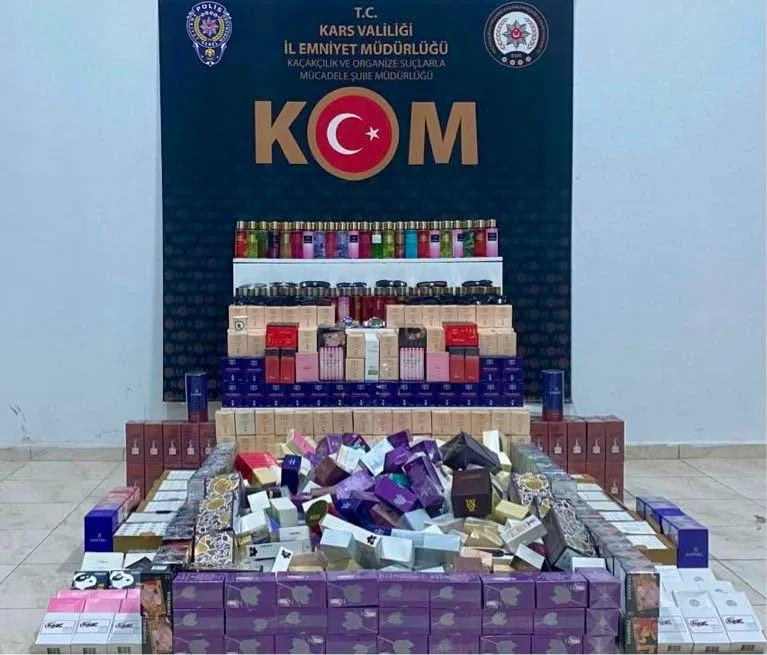 Kars’ta gümrük kaçağı ürün ele geçirildi