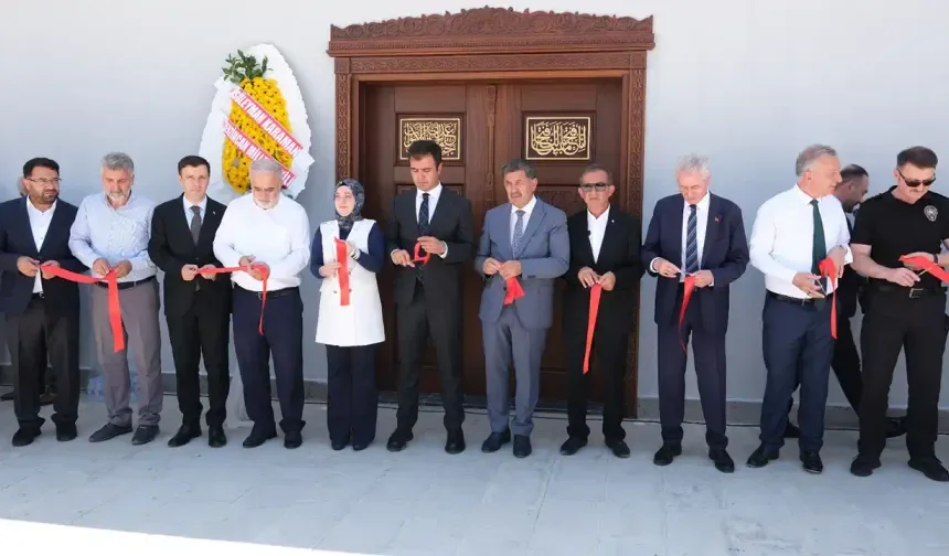Kahraman Tanoğlu Camii dualarla ibadete açıldı