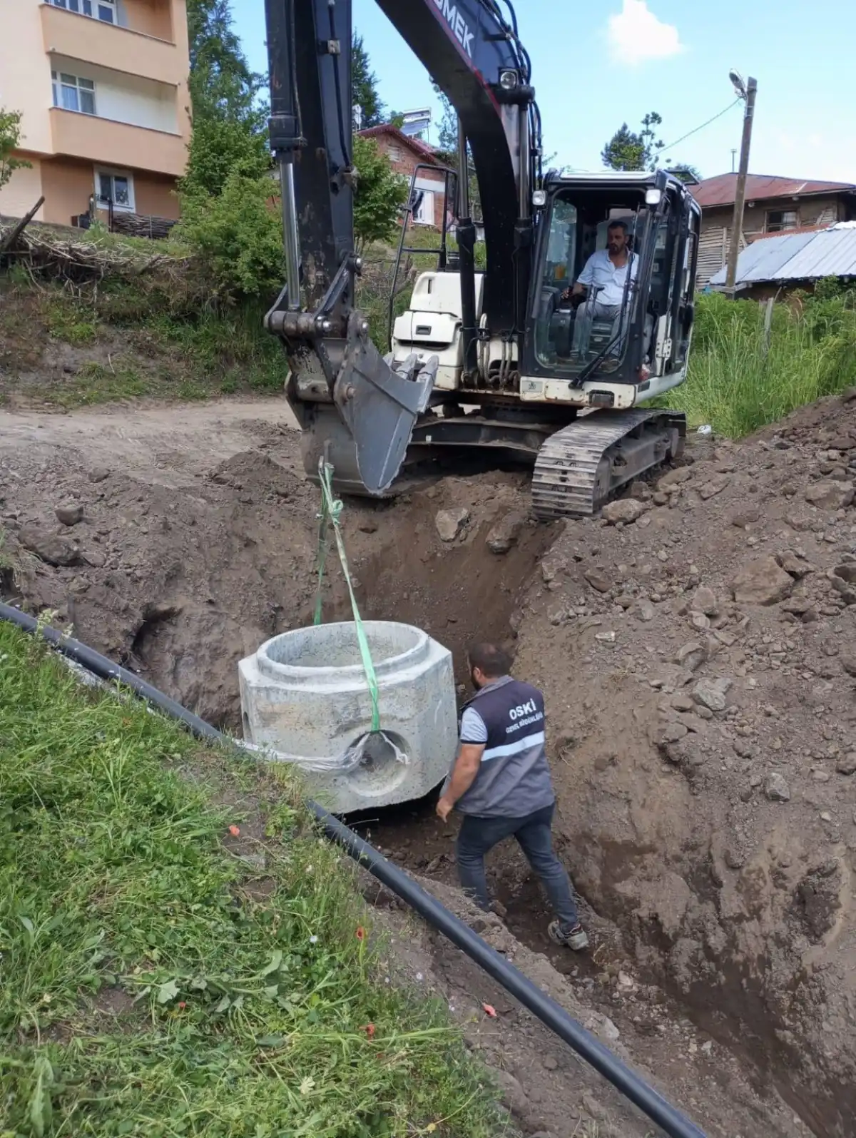 Ordu Akkuş’ta yılların altyapı sorunu çözüldü