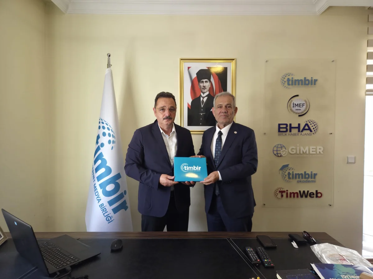 TİMBİR Genel Başkanı Basa’ya Türkiye Gazeteciler Federasyonu Genel Başkanı Karaca’dan ziyaret