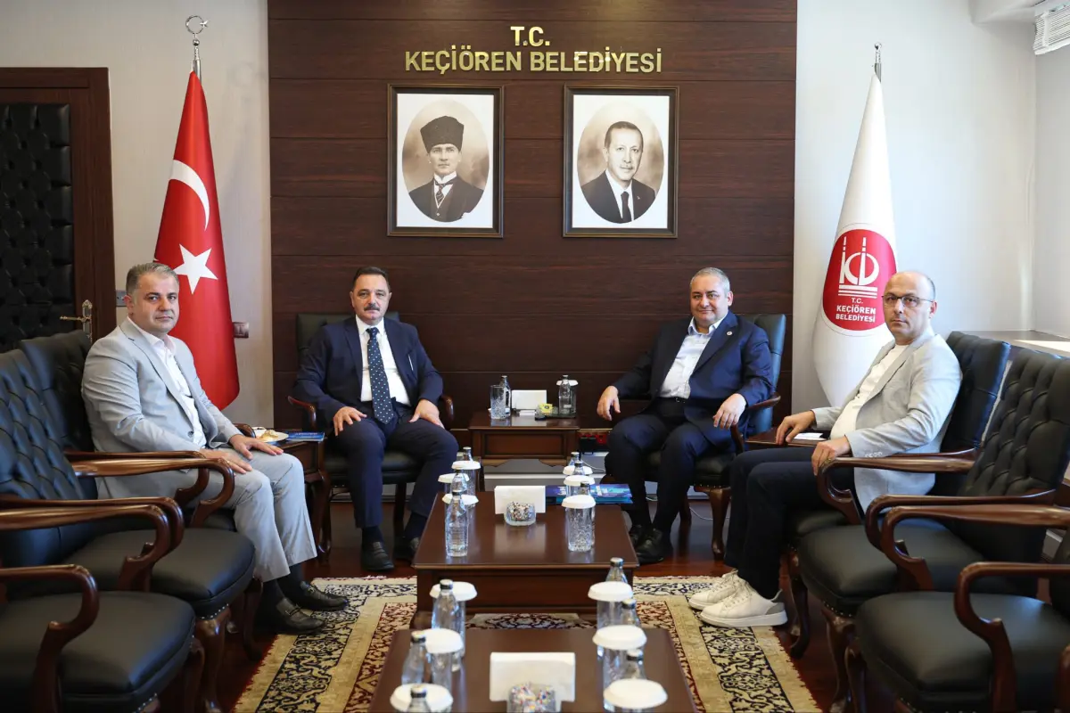 TİMBİR heyetinden Keçiören Belediye Başkanı Mesut Özarslan’a ziyaret
