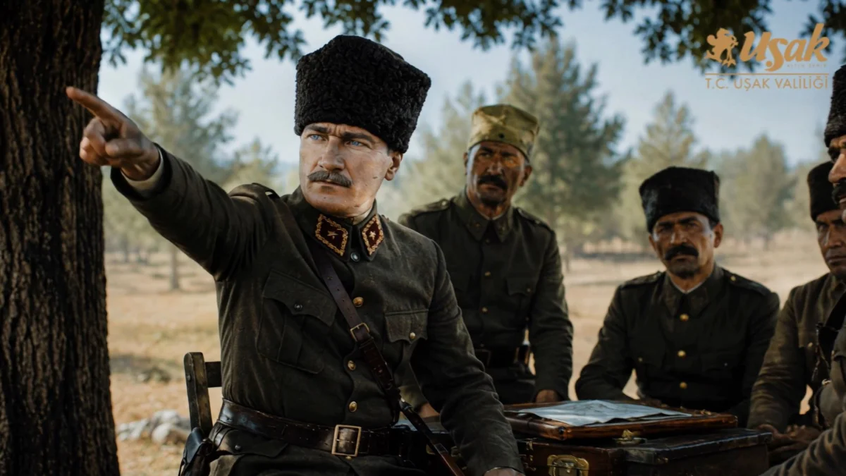 Uşak’ta tarihi emir film ile canlandırıldı