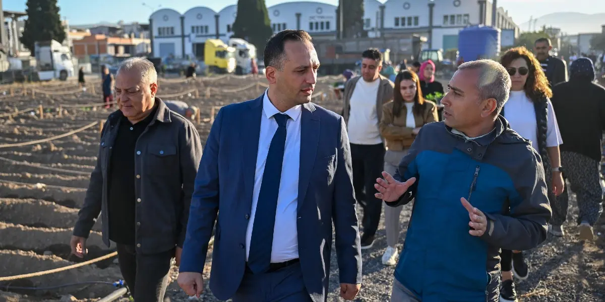 Bornova’da yağmur suyuyla tarımsal üretim başladı