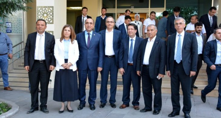 Bakanlardan Başkan Yazgı ya Ziyaret