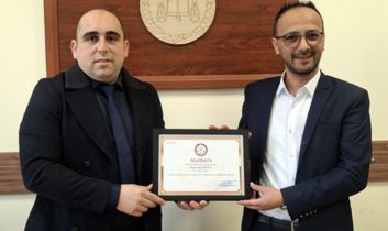 Terziler Odasının yeni Başkanı Önder Keleşoğlu mazbatasını aldı