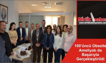 100’üncü Obezite Ameliyatı da Başarıyla Gerçekleştirildi