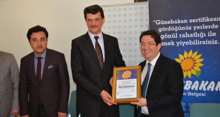 Öğretmenevi Günebakan Sertifikası Aldı