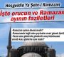 Orucun ve Ramazan ayının fazileti