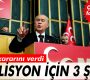 Bahçeli’den koalisyon için 3 şart!