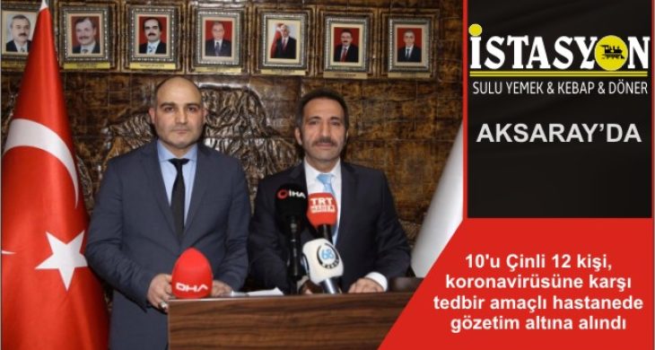 10’u Çinli 12 kişi, koronavirüsüne karşı tedbir amaçlı hastanede gözetim altına alındı