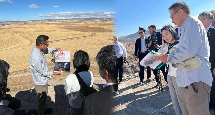 Prenses Mikasa, Kırıkkale Büklükale’de kazı çalışmalarında