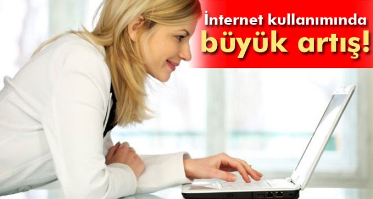 Türkiye’de internet kullanım oranı yüzde 56 oldu