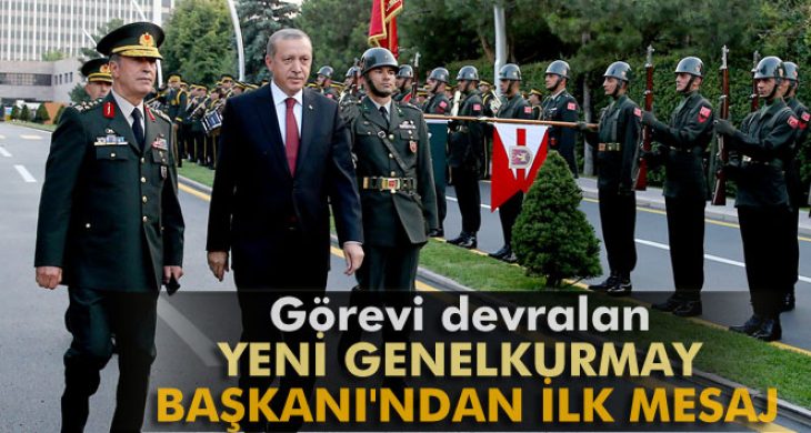 Görevi devralan Hulusi Akar’dan ilk mesaj