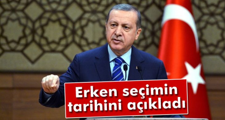 Erdoğan: ‘1 Kasım’da seçim yapılacak’