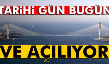 Yavuz Sultan Selim Köprüsü, bugün açılıyor