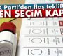 AK Parti’den öneri: 3 yılda 3 seçim