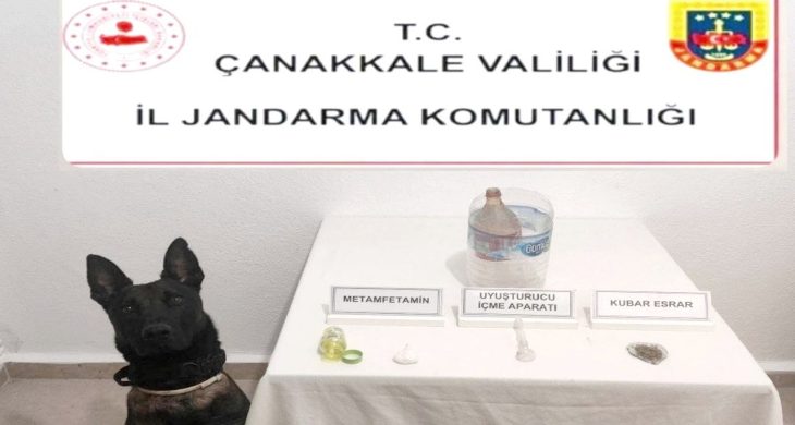 Çanakkale jandarmasından uyuşturucuya geçit yok