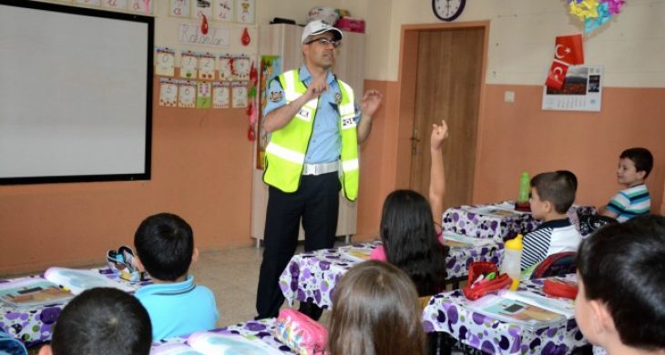 Aksaray’da öğrencilere Trafik dersi verildi