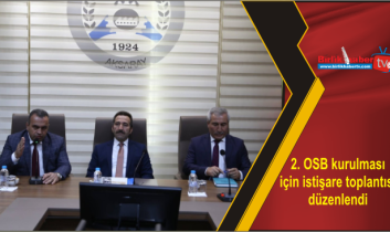 2. OSB kurulması için istişare toplantısı düzenlendi