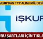 İŞKUR’dan 17 Kişilik TYP İşçisi Alımı