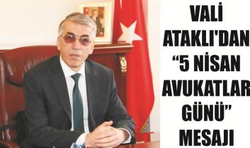“ 5 Nisan Avukatlar Günü“ Mesajı