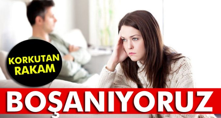 2015 yılında evlenen ve boşanan çiftler artış gösterdi