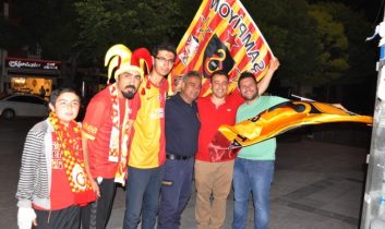 Aksaray’da Galatasaray Coşkusu