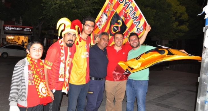 Aksaray’da Galatasaray Coşkusu
