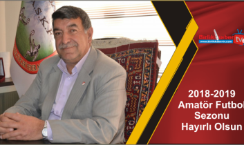 2018-2019 Amatör Futbol Sezonu Hayırlı Olsun