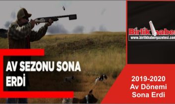 2019-2020 Av Dönemi Sona Erdi