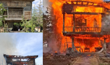 Gazeteci Osman Yazıcı’nın 200 yıllık yarihi Serender kül oldu