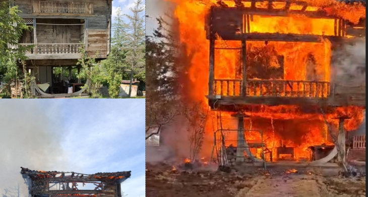 Gazeteci Osman Yazıcı’nın 200 yıllık yarihi Serender kül oldu