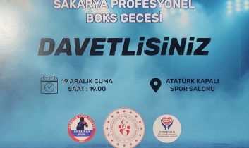 Sakarya’da ‘Profesyonel Boks Gecesi’ etkinliği