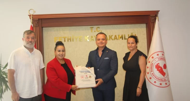 MuğlatürkTV ekibi Fethiye Kaymakamı Fatih Akkaya’yı ziyaret etti