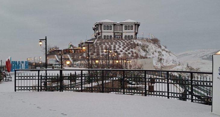 Tarihi İlçe Beypazarı Beyaz gelinliğe büründü