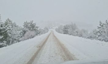 Başkentin tarihi ve turistik ilçesi Beypazarı’nda kar yağışı