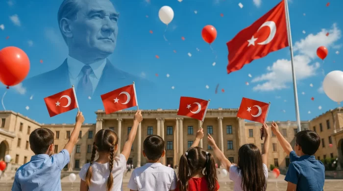 Atatürk’ün armağanı 23 Nisan, coşkuyla kutlanıyor