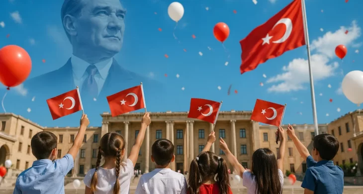 Atatürk’ün armağanı 23 Nisan, coşkuyla kutlanıyor