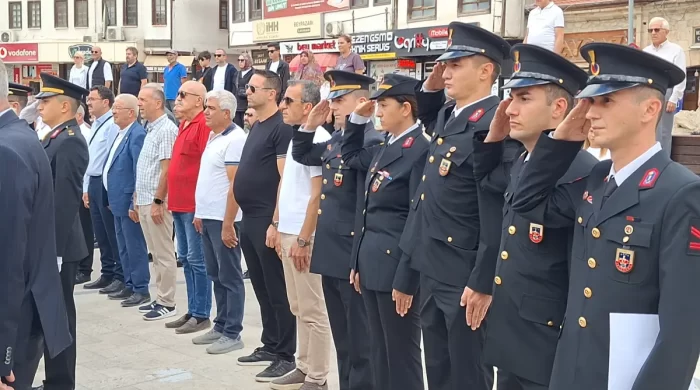 30 Ağustos Zafer Bayramının 104. Yıl dönümü törenle kutlaması