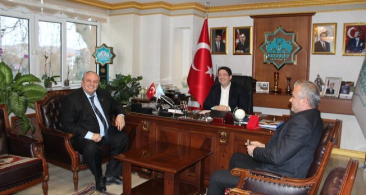 Turan, Aksaray Belediye Başkanı Yazgı’yı ziyaret etti