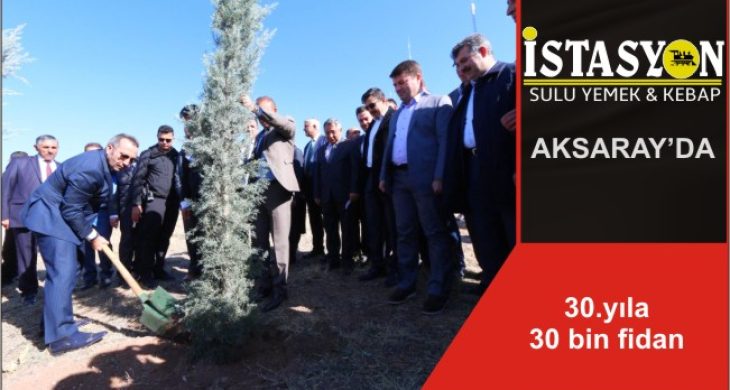 30.yıla 30 bin fidan