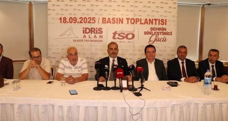 Elazığ TSO Başkanı İdris Alan’dan basın toplantısı