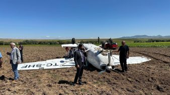 Aksaray’da Eğitim Uçağı Düştü