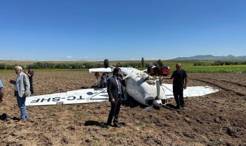 Aksaray’da Eğitim Uçağı Düştü