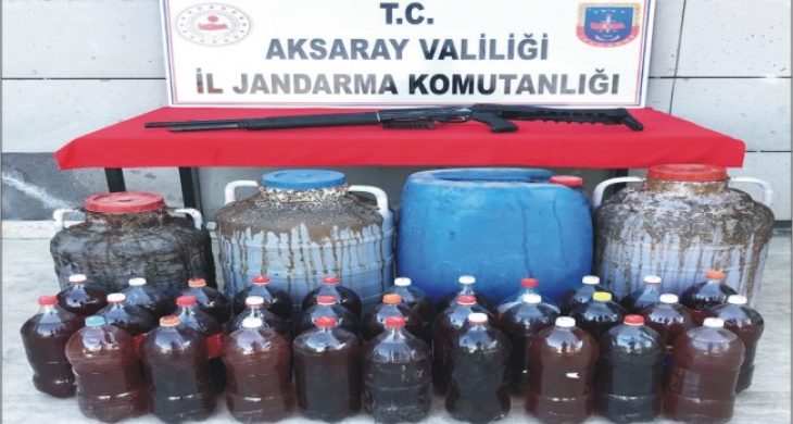 375 litre kaçak şarap yakalandı
