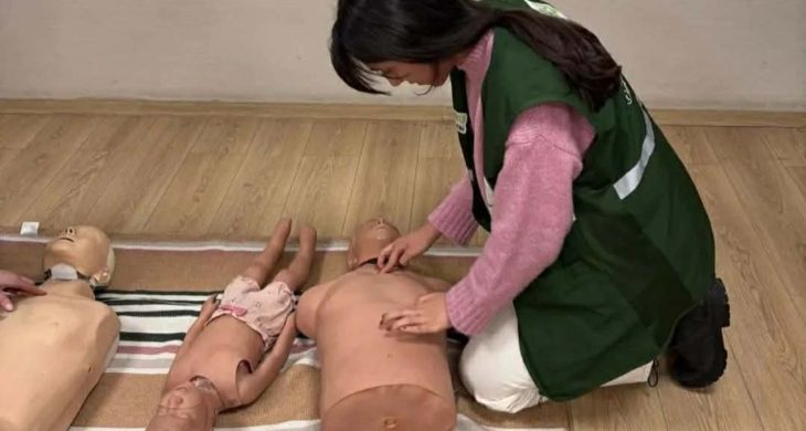 Yeşilay Kars gönüllülerinden ilk yardım eğitimi