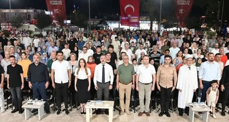Kemer’de 15 Temmuz anma töreni