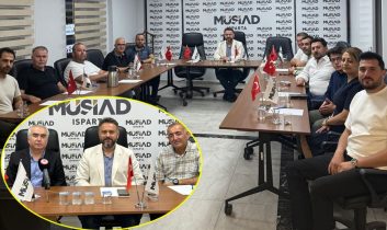 MÜSİAD Isparta şubesi’nden SDÜ ile ekonomi sohbeti
