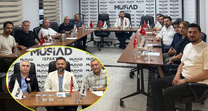 MÜSİAD Isparta şubesi’nden SDÜ ile ekonomi sohbeti
